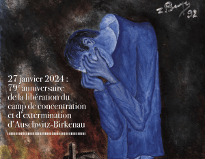 79e anniversaire de la libération du camp de concentration et d'extermination d'Auschwitz-Birkenau