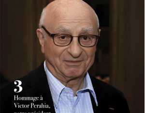 Hommage à Victor Perahia, notre président