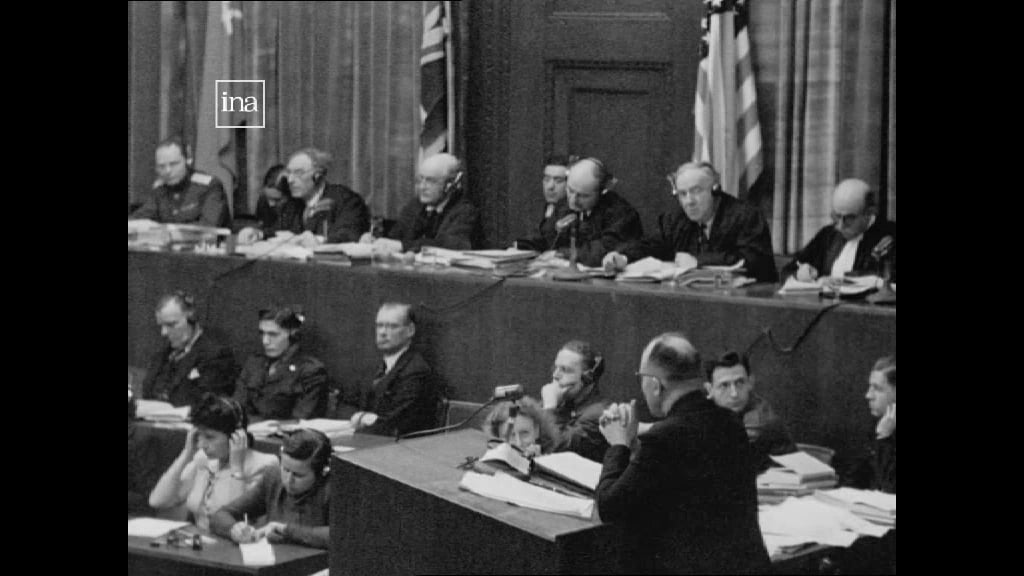 Procès de Nuremberg : Audience du 25 janvier 1946 - 2e partie / Maurice Lampe / Actualités françaises, 1946