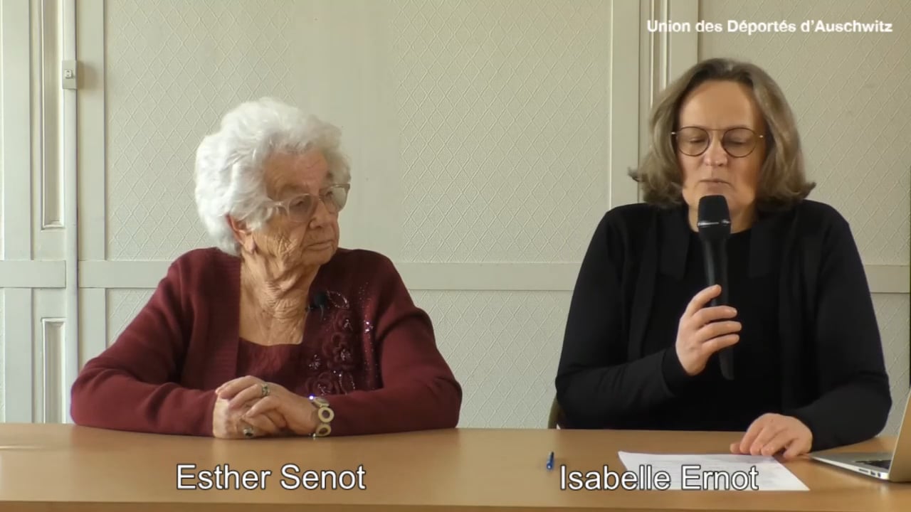 Témoignage d'Esther Senot